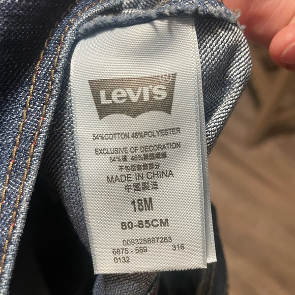 Levi’s denim overalls size 18 months - Picture 4 of 5